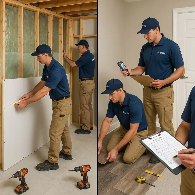 Repairs and Reconstruction process in Lititz, PA